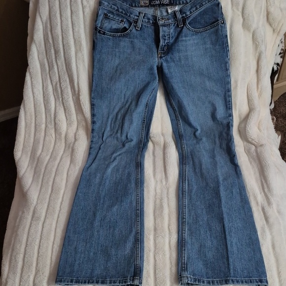 CRUEL GIRL, LOW RISE, SLIM, WOMENS JEANS, SIZE 9LONG. - Picture 4 of 12